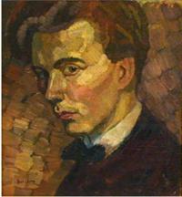 Portrait of Waldemar Lorentzon: Self-portrait